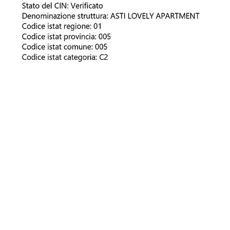 Asti Lovely Apartment Esterno foto